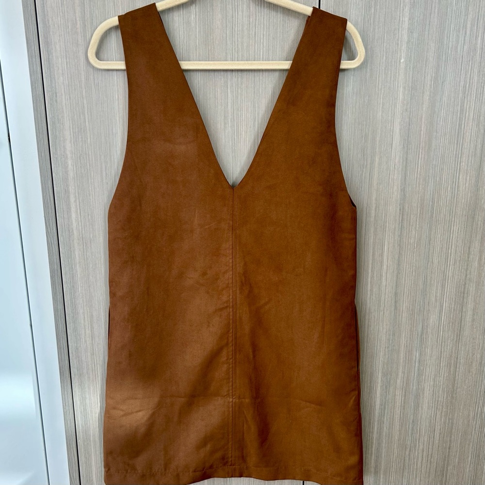 Twik Faux Suede Tunic/ Dress - Picture 2 of 4